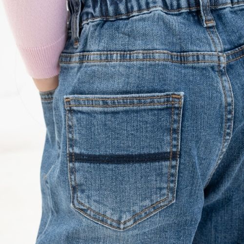 Quần jean trẻ em Yody cạp chun ống suông QJK5011