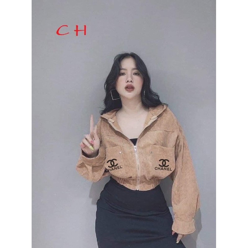 [Mã FAXANH1505 giảm 10K đơn 50K] Áo khoác nhung tăm chữ X CH12 | BigBuy360 - bigbuy360.vn