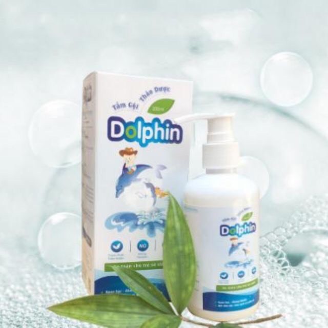 SỮA TẮM GỘI THẢO DƯỢC DOLPHIN 200ML CHO BÉ YÊU