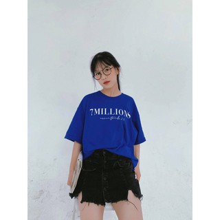 ETyX //Áo thun 7millions Basic 2.0 - Màu xanh - Unisex - Form oversize!!
