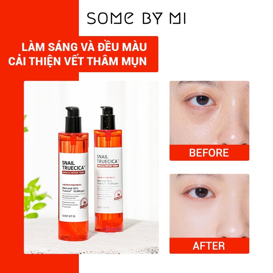 Nước Hoa Hồng Some By Mi Snail Truecica Miracle Repair Toner 135ml