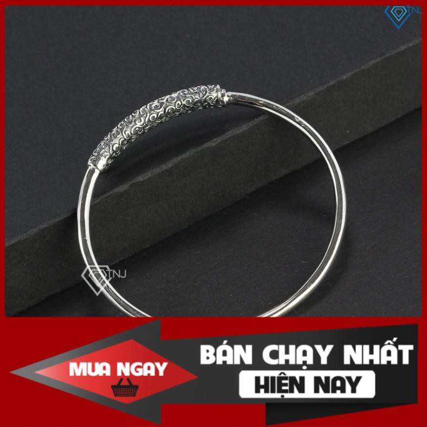 Lắc tay bạc nam gậy như ý xi bạc thái cá tính LTA0005 - Trang Sức TNJ