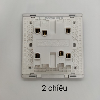 [Series E6] Bộ công tắc đôi 1 chiều/ 2 chiều/ 3 chiều 16A GELAN