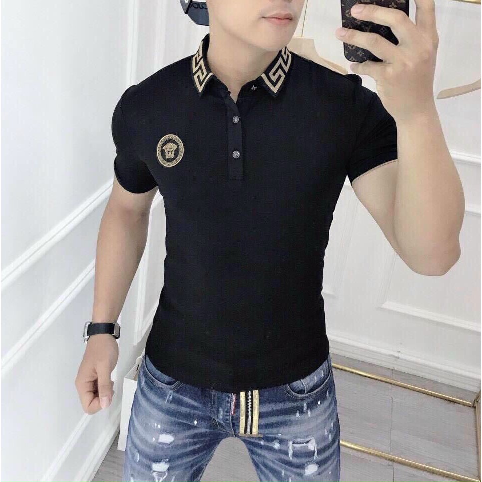 Áo Thun Nam Ngắn Tay Có Cổ 🔵 𝐅𝐑𝐄𝐄 𝐒𝐇𝐈𝐏 🔵 Áo Phông Nam Đẹp Vải Thun Co Giãn Thời Trang Hpfashion - Atnhp05 | BigBuy360 - bigbuy360.vn