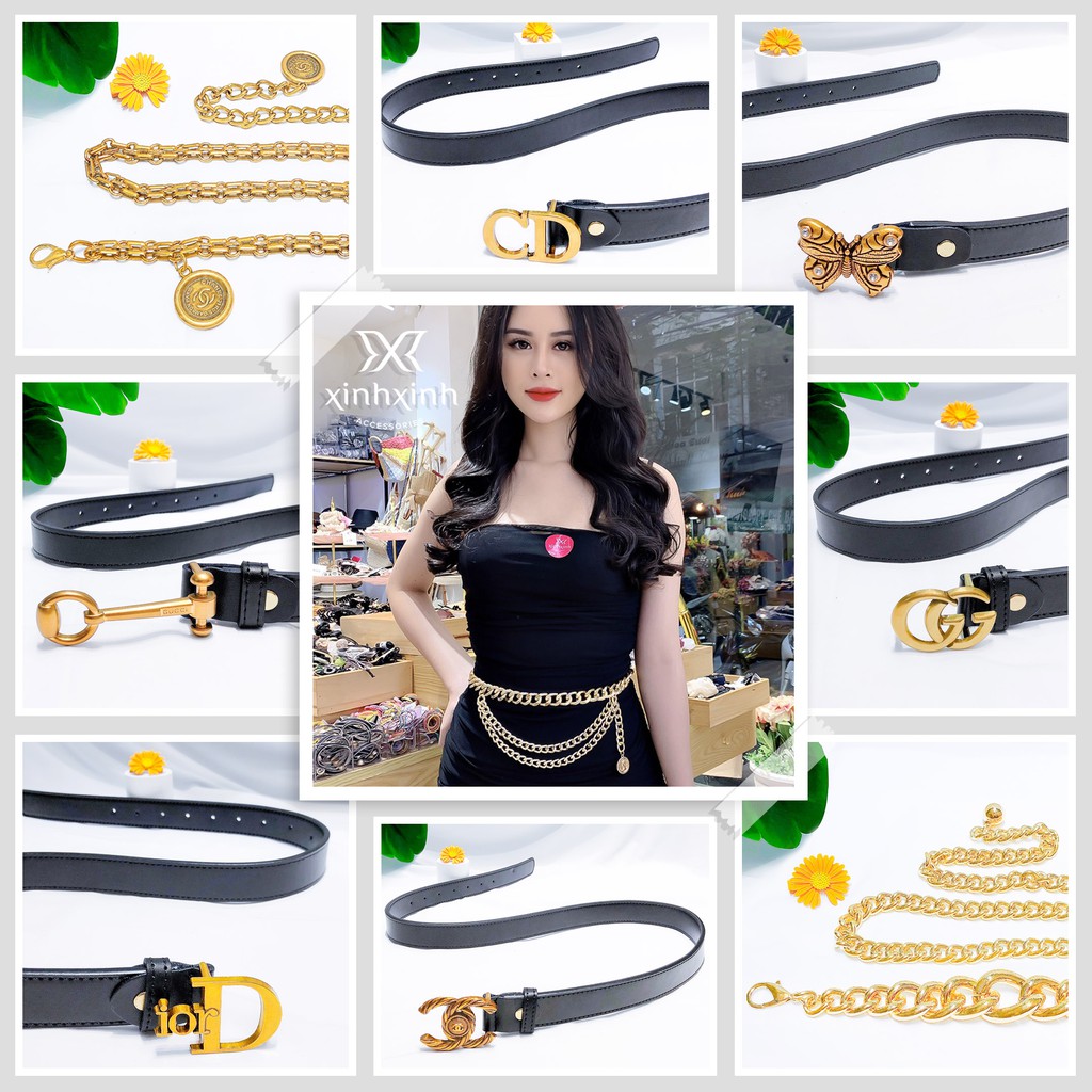Thắt lưng , dây nịt nữ cao cấp kiểu dáng thời trang cá tính siêu sang chảnh