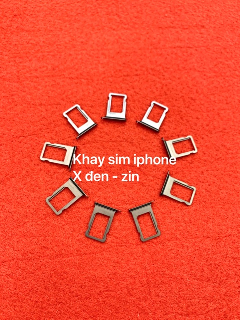 Khay sim iphone X zin - mới 100%