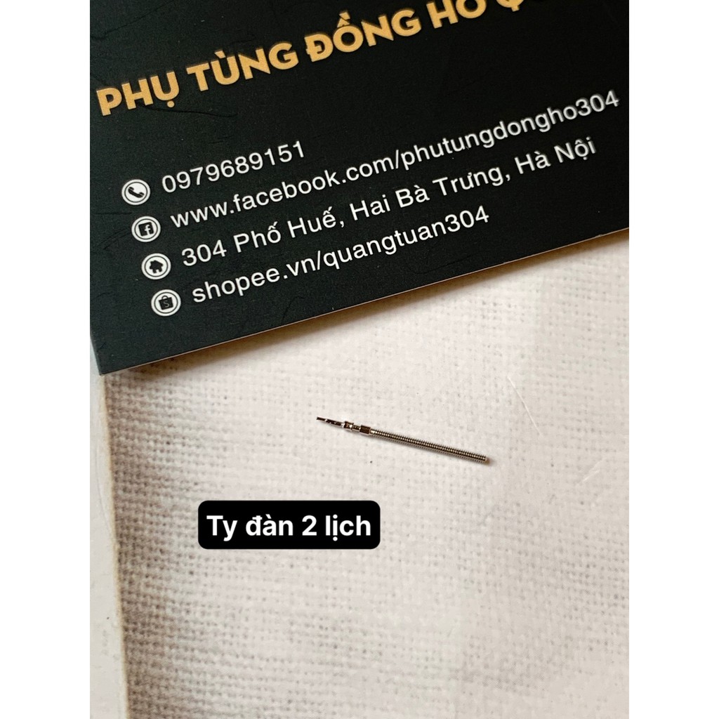 Các loại ty chỉnh giờ cho đồng hồ đeo tay