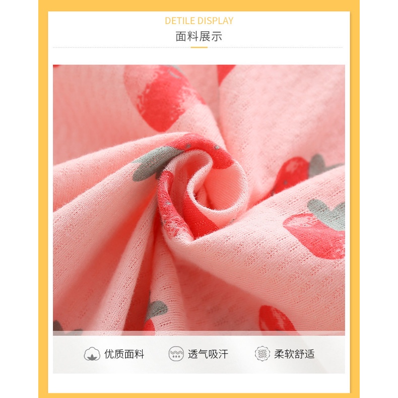 Bộ body chip mùa hè cho bé gái Hàng Quảng Châu chất cotton thoáng khi