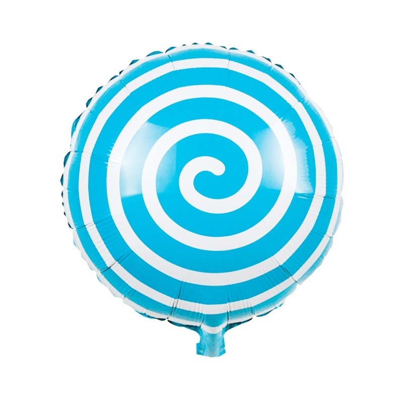 1 Bong Bóng Lá Nhôm Hình Kẹo Mút Tròn Trang Trí Tiệc