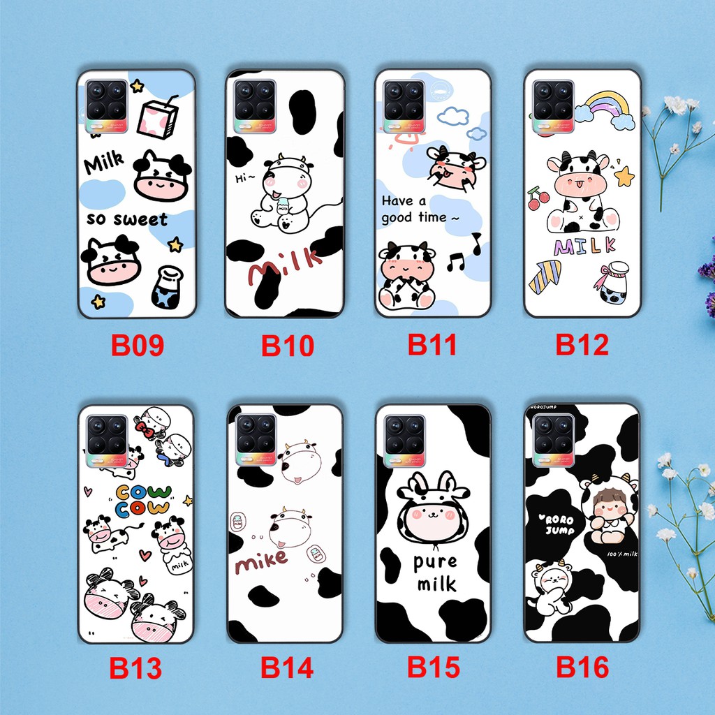 [RẺ VÔ ĐỊCH] ỐP LƯNG REALME 8 /REALME 8 PRO IN BÒ SỮA NHIỀU MẪU SIÊU ĐẸP