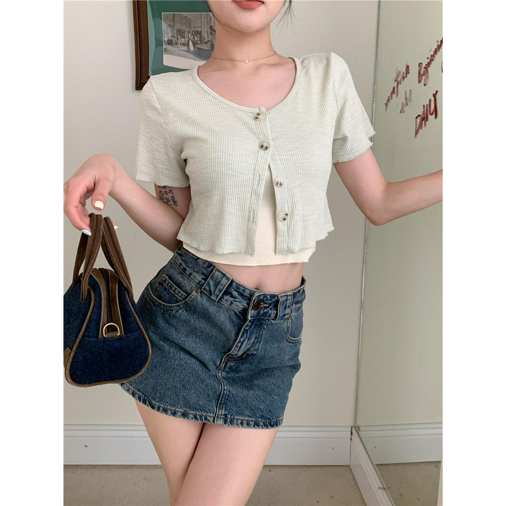 Áo Hai Dây Nhiều Lớp Phong Cách Thời Trang Mới Mùa Hè 63725