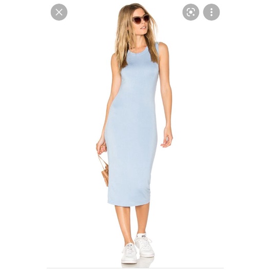 Đầm midi ôm body 2s f21 VNXK hai dây dáng dài chất thun gân Love J xuất khẩu dư xịn bodycon sexy vuông hở ngực