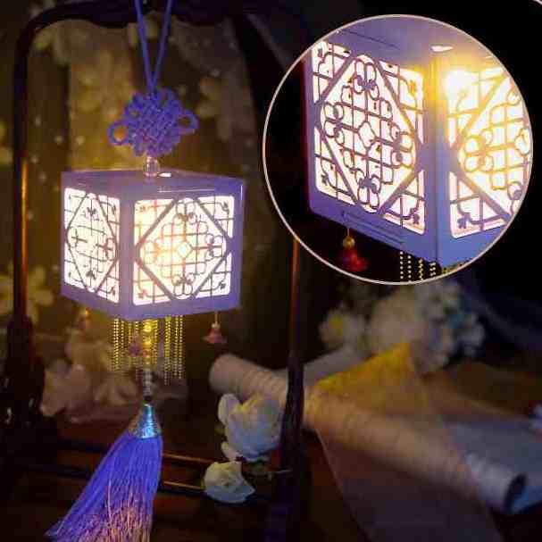 (Có video HD) Lồng đèn handmade tự làm trang trí góc làm việc, trang trí nhà cửa, quà tặng người yêu, bạn gái