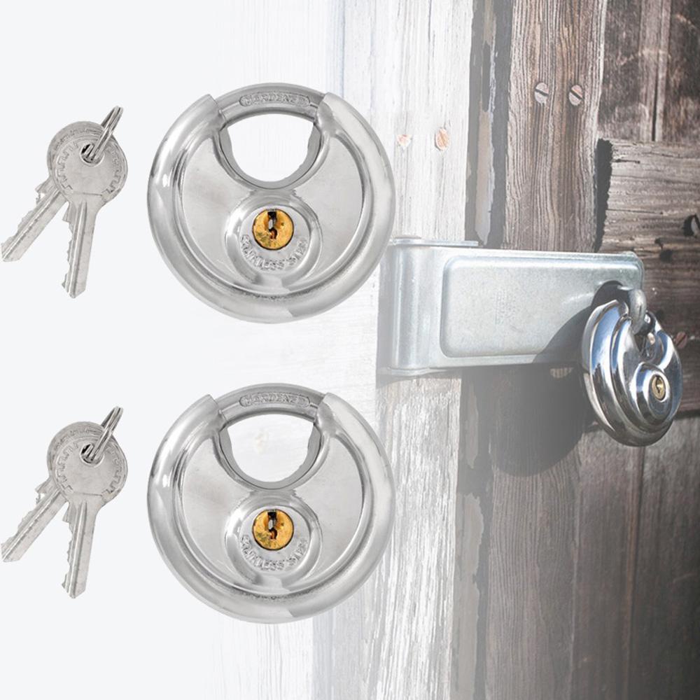 Ổ Khóa Cửa Sổ Bằng Thép Không Gỉ Kèm 2 Chìa Khóa