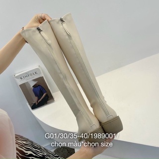 Boot trắng sữa sz 39