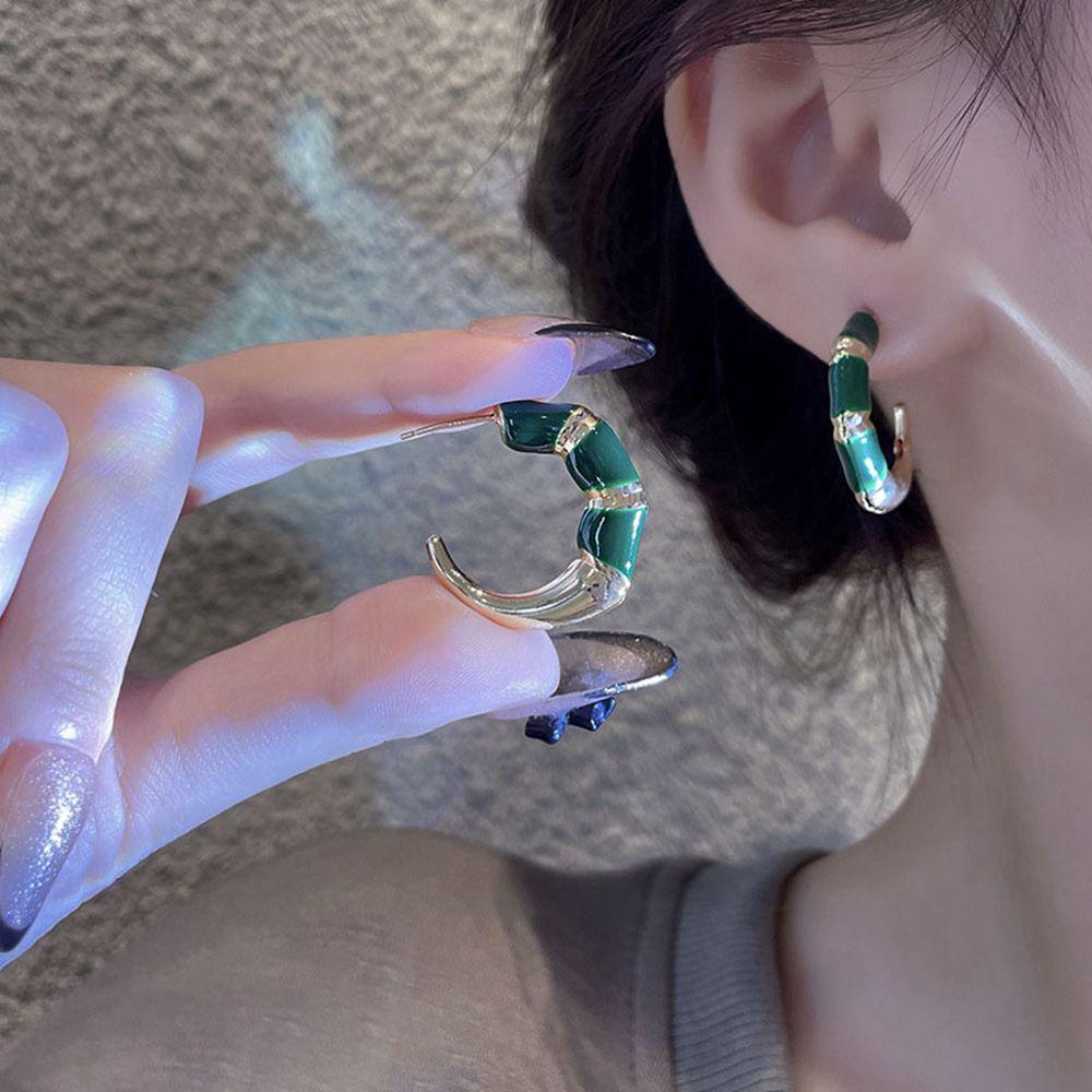 Bông Tai Sừng VANES1 Độc Đáo Đơn Giản Cho Nữ|Bông Tai Hình Học Thời Trang Cho Nữ