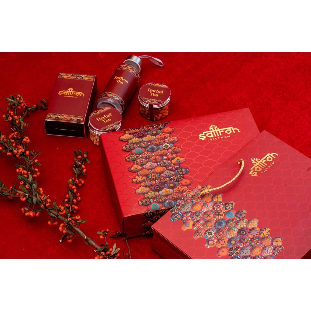 Quà tết Ba Tư nhụy hoa nghệ tây Saffron cao cấp thương hiệu Saffron Việt Nam
