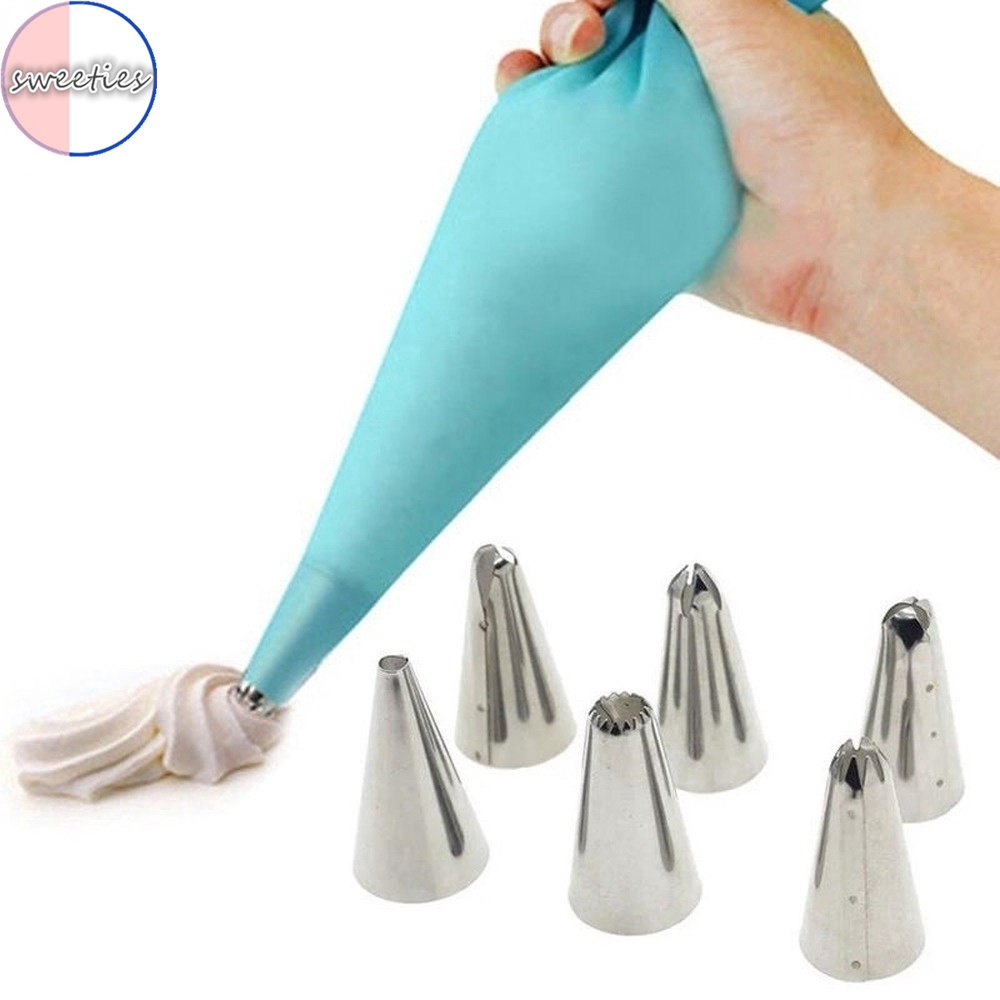 Set 6 / 24 Dụng Cụ Bắt Kem Trang Trí Bánh Tiện Dụng