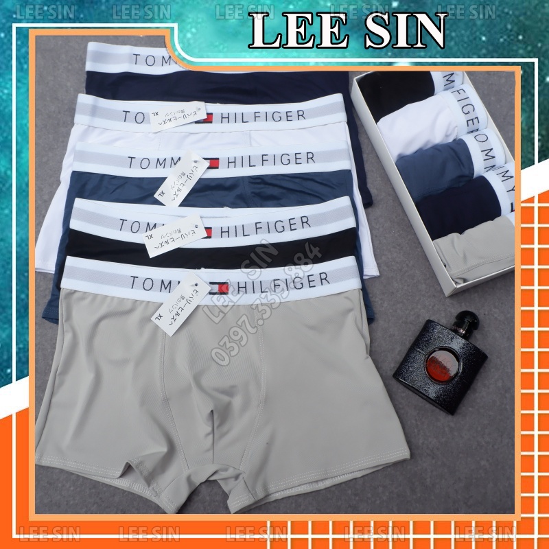 Quần lót nam cotton co dãn 4 chiều kháng khuẩn cực tốt, quần sịp nam boxer đùi cao cấp | Lee Sin