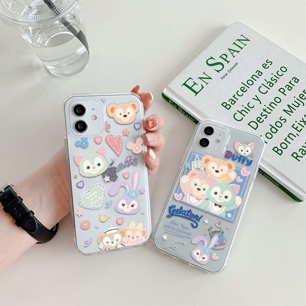 Ốp Điện Thoại Hình Thỏ StellaLou Linaell Dễ Thương Cho Iphone 11 Pro Max 12 Pro Max 13 Pro Max Mini 6 7 8 6 7plus Se 2020 X Xs Xr 5 4