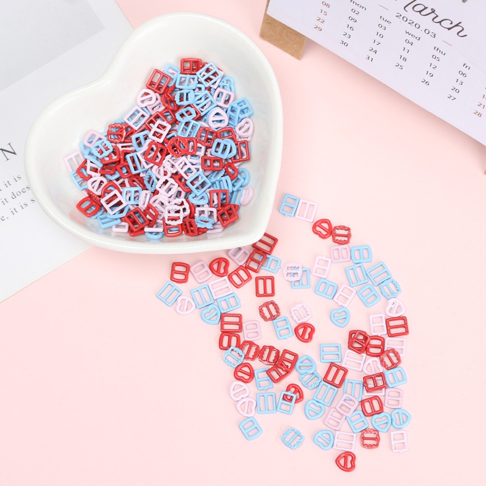 Bộ 20 cái nút áo ba chân 3mm / 3.5mm / 4mm trang trí đồ dùng búp bê DIY