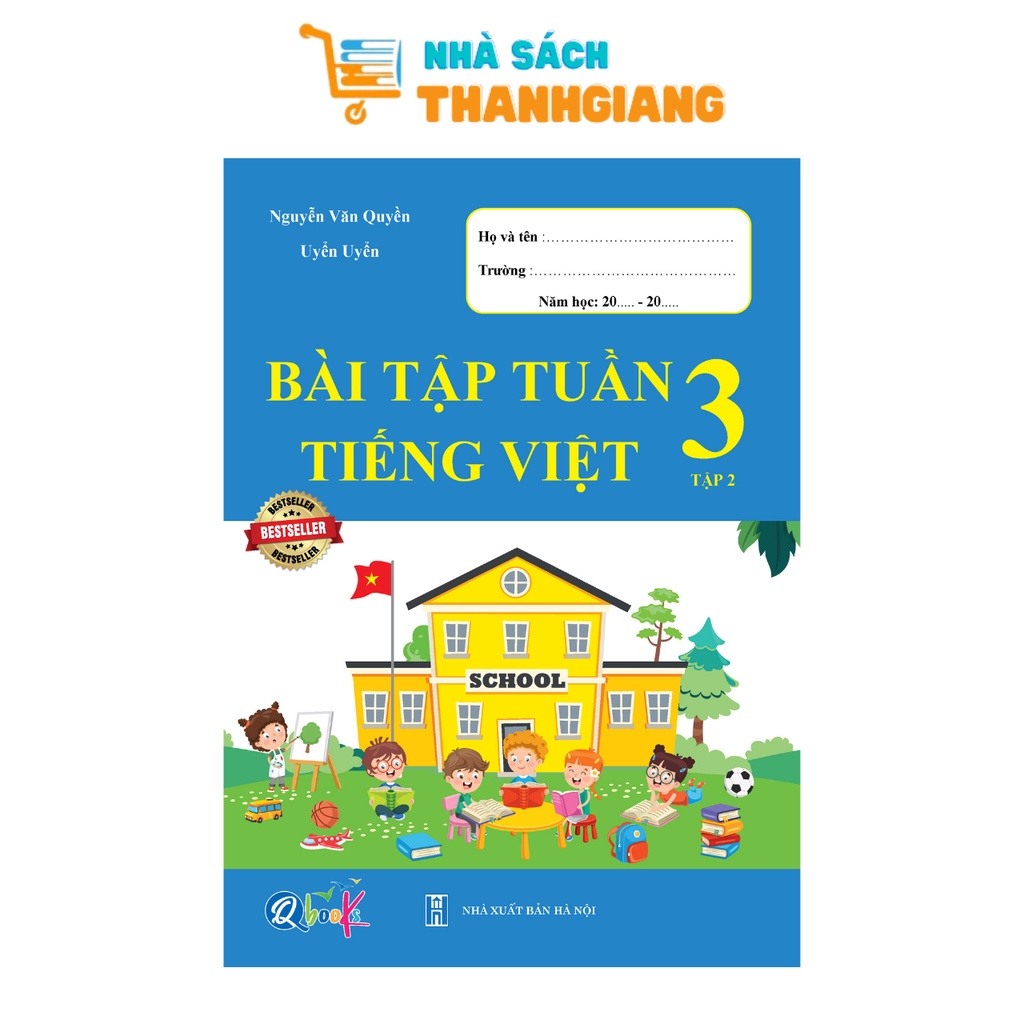 Sách - Bài tập tuần TIẾNG VIỆT 3 tập 2 (1 cuốn)