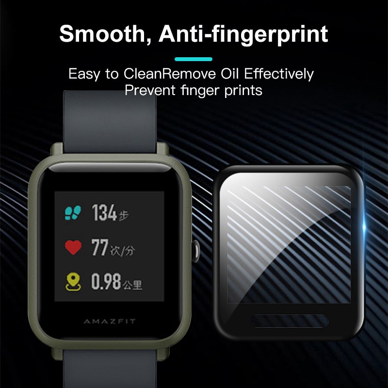 Kính Cường Lực 20d Bảo Vệ Màn Hình Cho Xiaomi Amazfit Bip S / U / U Pro / Lite / Bip 3 / Bip 3 Pro