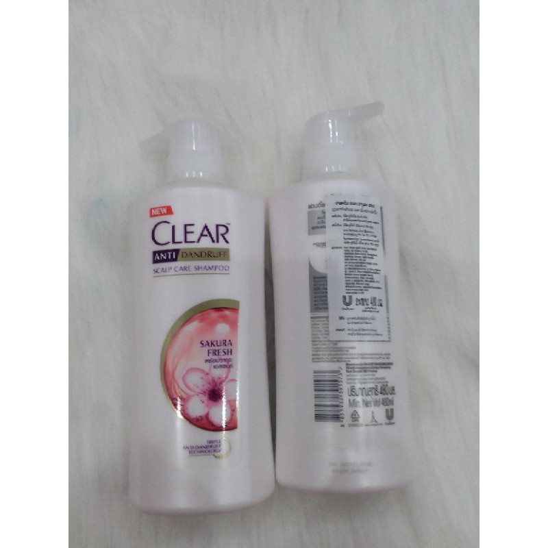 Dầu Gội Clear Thái Lan Hương Hoa Anh Đào Thơm Mát 480 ml