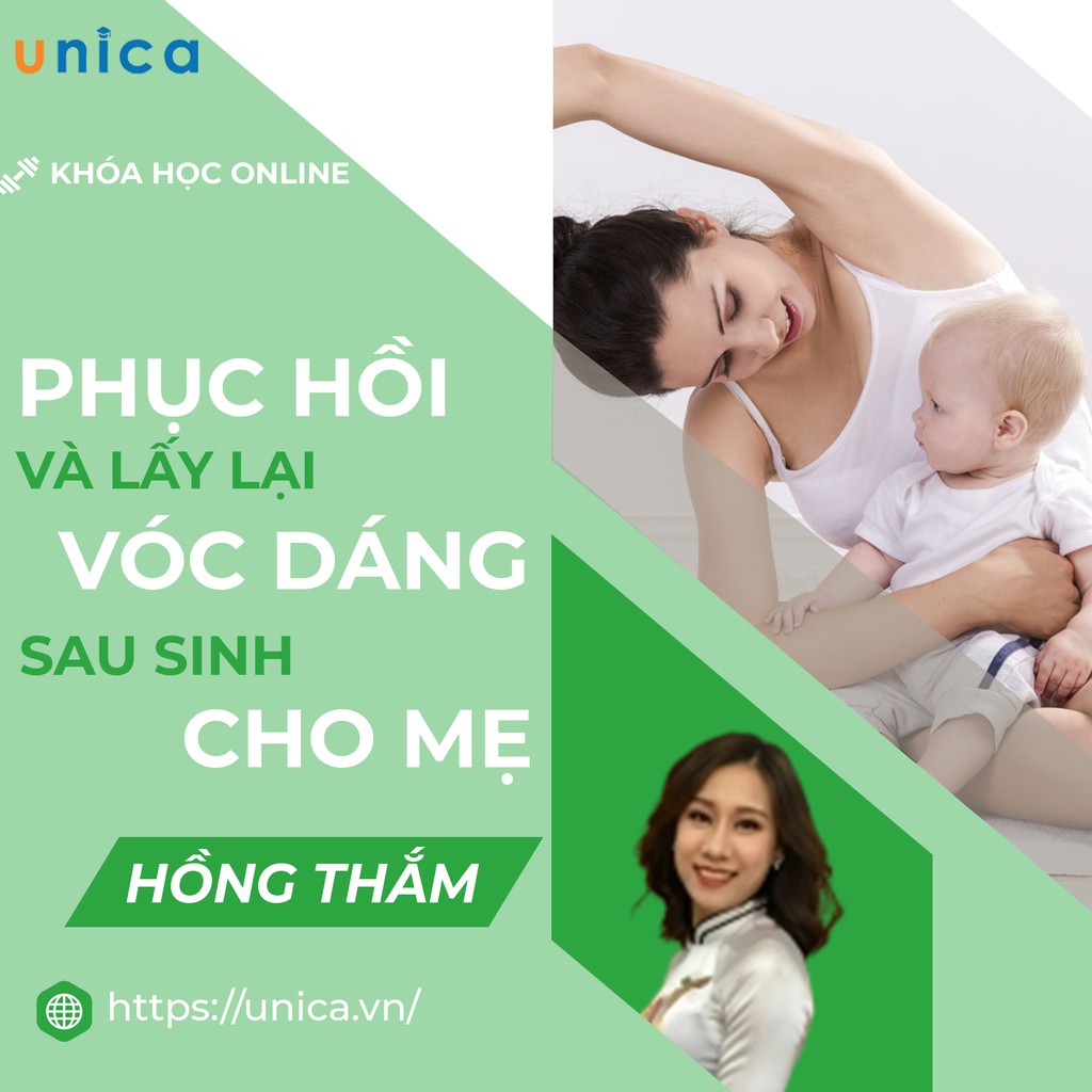 YOGA-Phục hồi và lấy lại vóc dáng sau sinh-giảm cân lá mỡ bụng đẹp da mẹ bầu quần xông áo