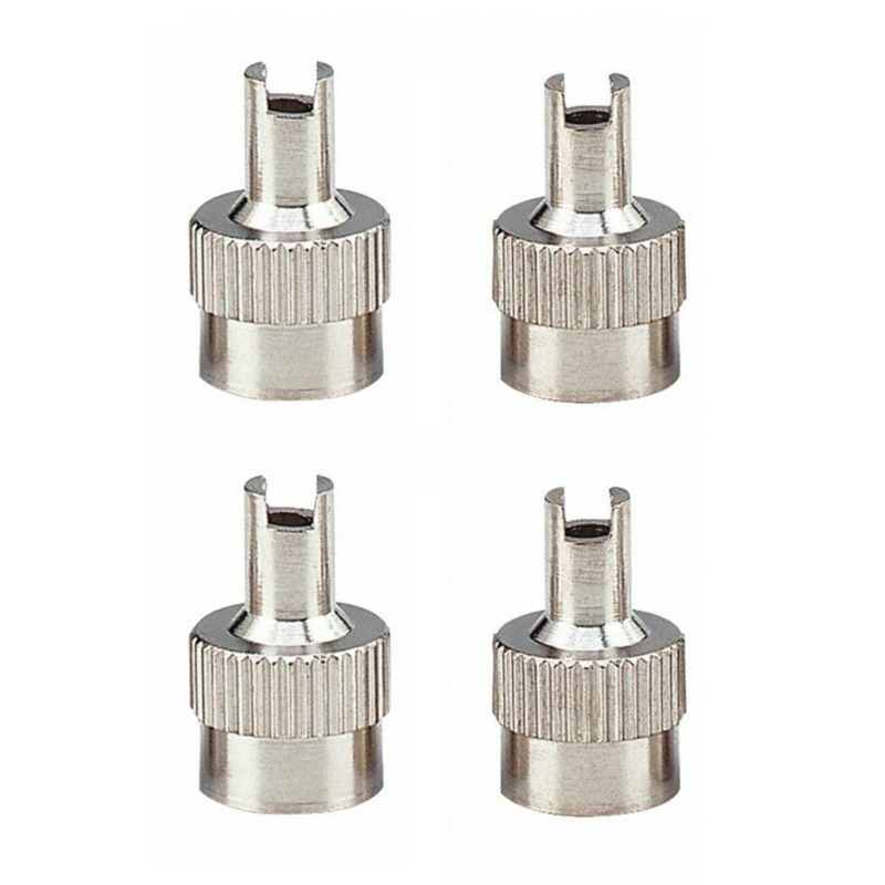 Set 4 Nắp Van Bánh Xe Bằng Đồng Thau Kèm Lõi Tháo Gỡ