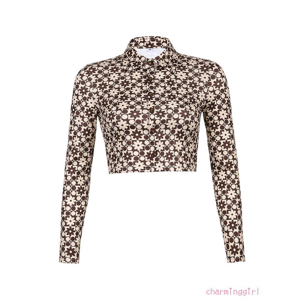 Áo nữ tay dài chấm bi thời trang cá tính