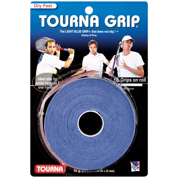 Cuốn cán Tourna Grip 10 Pack TG-10 Xanh Blue Dry Feel 10 cuốn vỉ thumbnail
