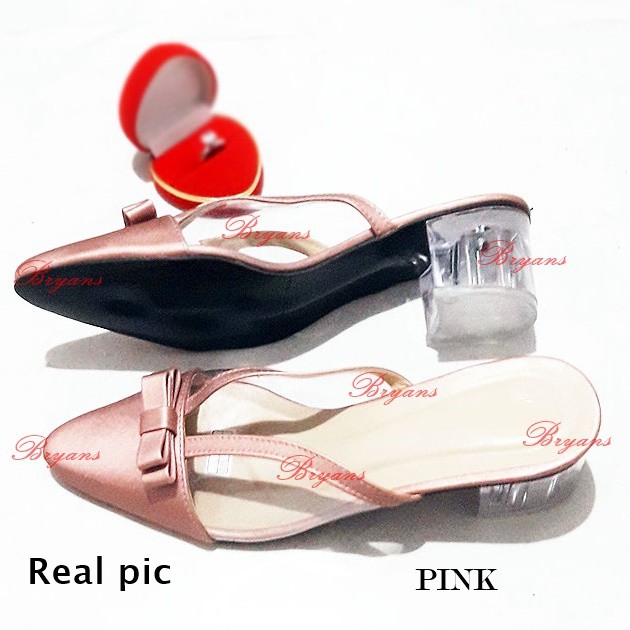 Giày Sandal Cao Gót Đế Thô Phong Cách Bryans Cinderella