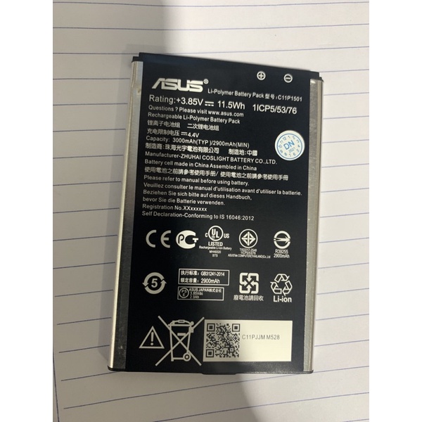 Pin Asus Zenfone Selfie ZD551KL xịn có bảo hành C11P1501