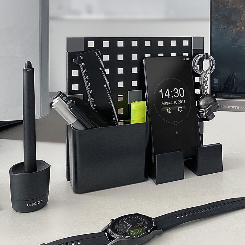 Bảng pegboard treo tường đa năng - giá treo dụng cụ trang trí tường nhựa cao cấp Fun Grid