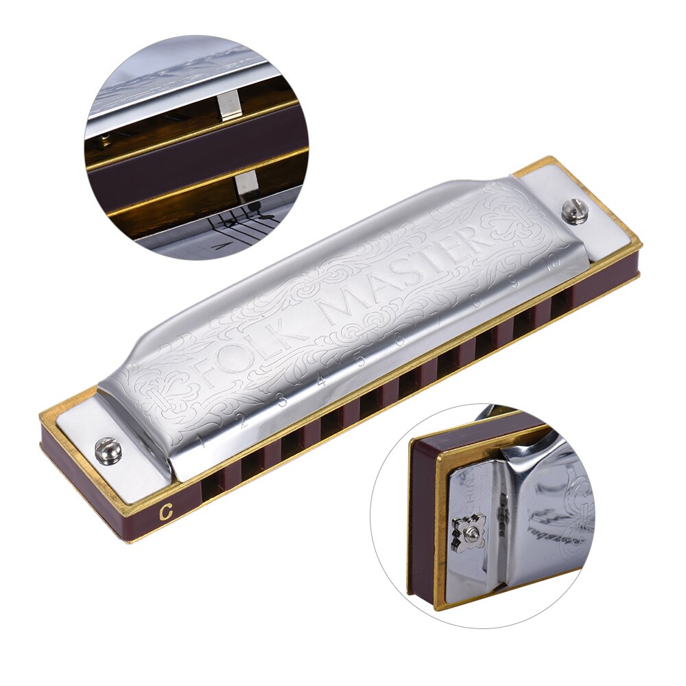 SUZUKI Kèn Harmonica 10 Lỗ 5 Lỗ 4 Lỗ 20 Tone 8 Tone 10 Tông Cho Người Mới Bắt Đầu