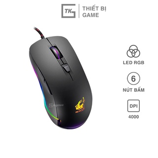 Chuột gaming free wolf v6 | dpi 3200, led rgb có thể điều chỉnh