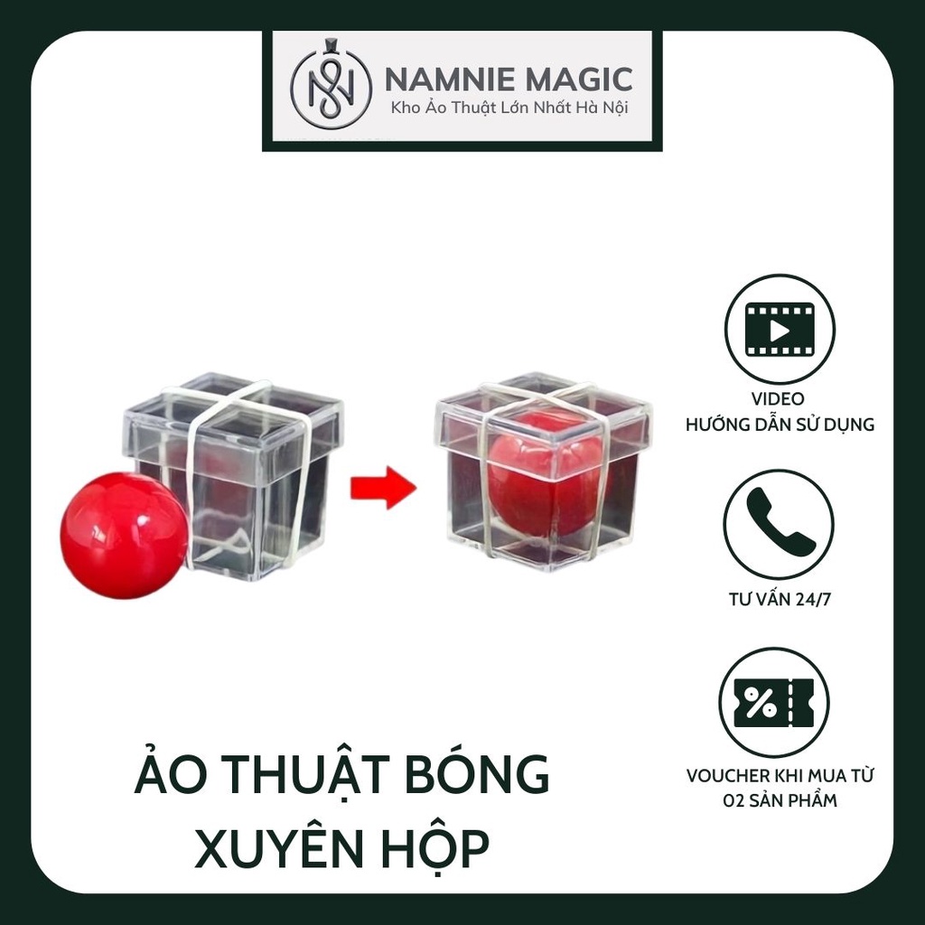 Ảo Thuật Bóng Xuyên Hộp, Đạo Cụ Biểu Diễn Đường Phố, Đồ Chơi Sáng Tạo, Thông Minh, Trí Tuệ Cho Bé