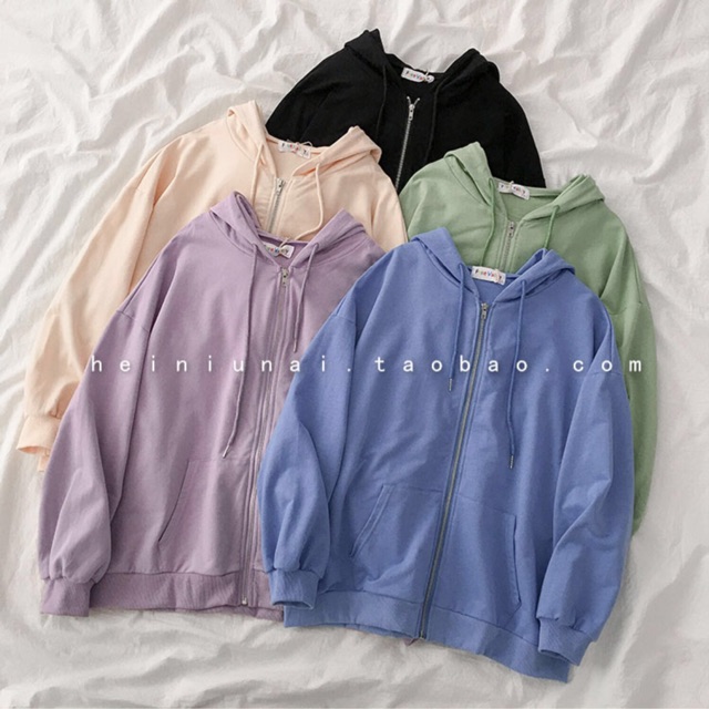 Áo nỉ thun trơn da cá