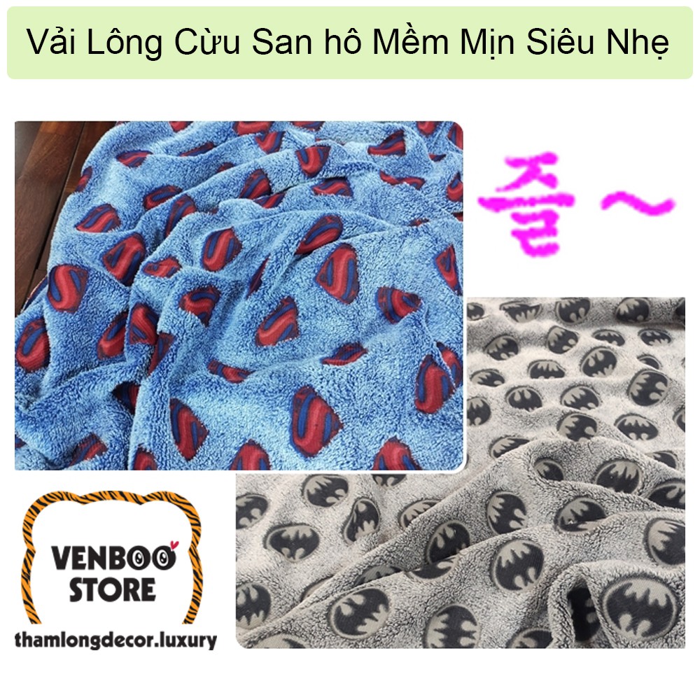 🐑 VẢI LÔNG CỪU SANHÔ 2 mặt siêu nhẹ siêu mịn | Giá tận xưởng