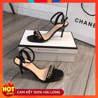 SANDAL CAO GÓT QUAI XÍCH D0023E
