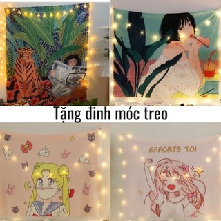 Vải treo tường decor phòng ngủ 1.5m x 1.3m