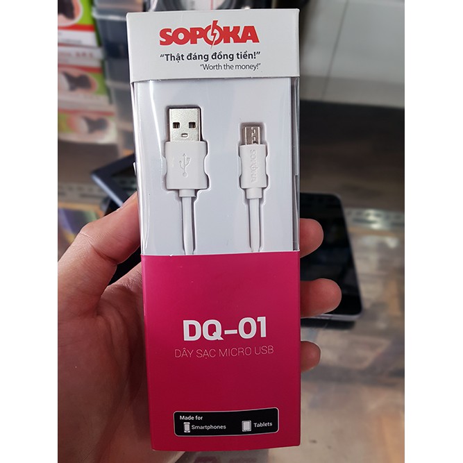 Dây cáp sạc micro usb- SOPOKA