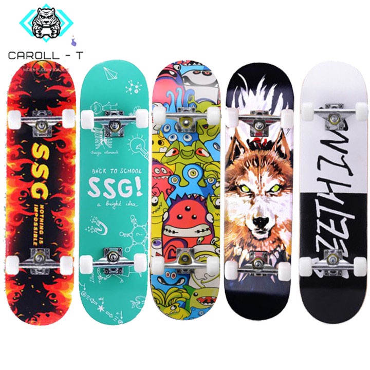 Ván Trượt Thể Thao Mặt Nhám Cao Cấp - Ván Trượt Skateboard Trẻ Em, Người Lớn Siêu Hạng