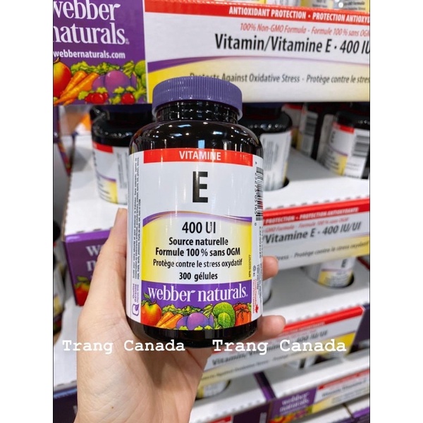 Vitamin E 400iu - hãng webber naturals canada
