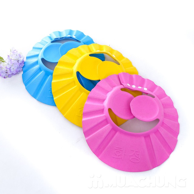 combo 30 mũ tắm chắn nước cho bé có bịt tai