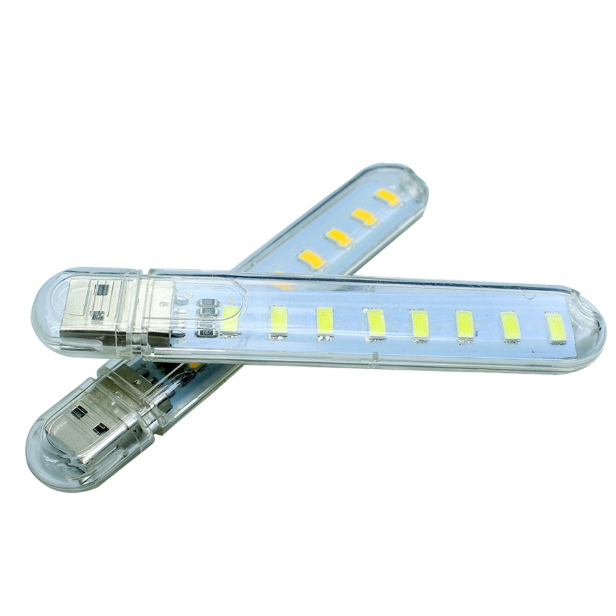 Đèn USB 8 bóng LED DC 5V tiện dụng cho bàn học