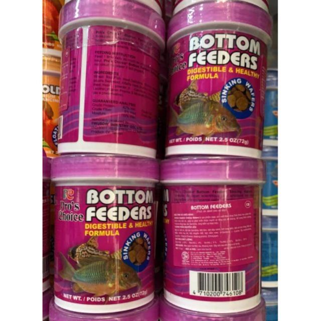 Thức Ăn Cá Tầng Đáy: Cá Chuột, Pleco ..... Bottom Feeders Pro Choice (Hủ 72gram)