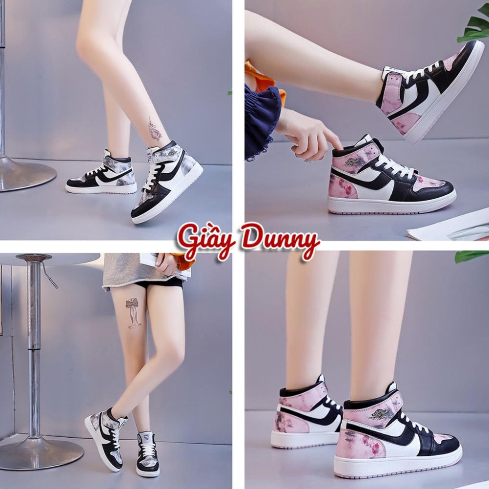 Giày Jordan Cổ Cao Phản Quang, Giày Jordan custom xanh loang nữ Hot Hit 2021 | BigBuy360 - bigbuy360.vn