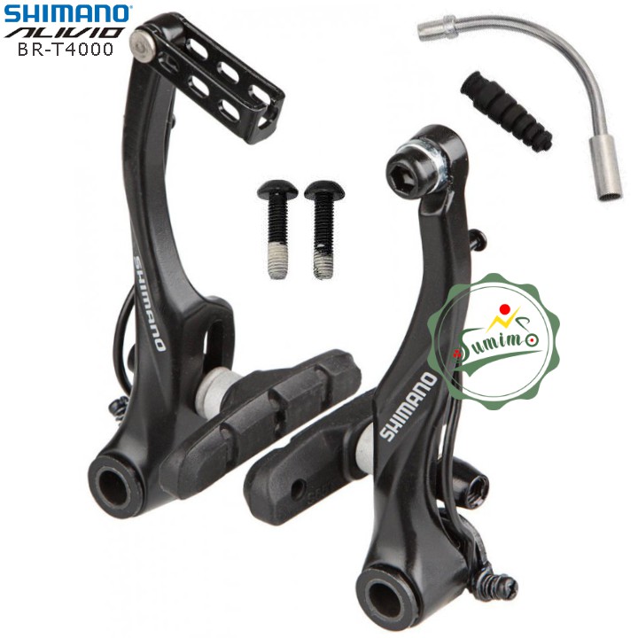 Càng thắng xe đạp - Cụm phanh V Shimano Alivio BR-T4000 - Chính hãng